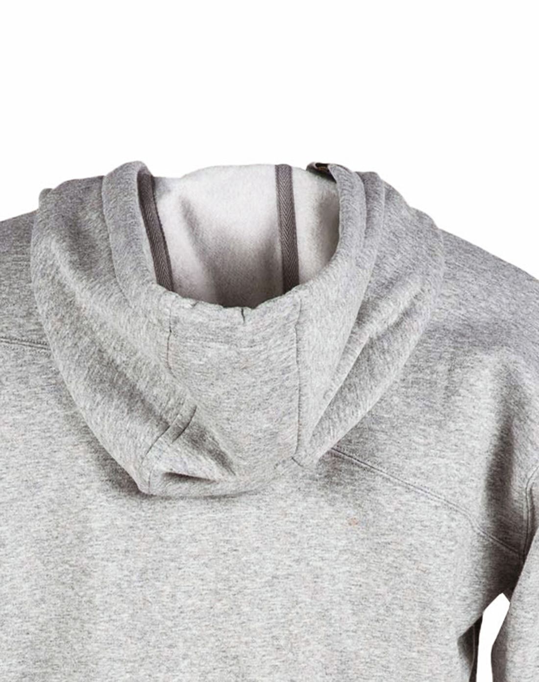 volcom男款灰色简约印花长袖卫衣