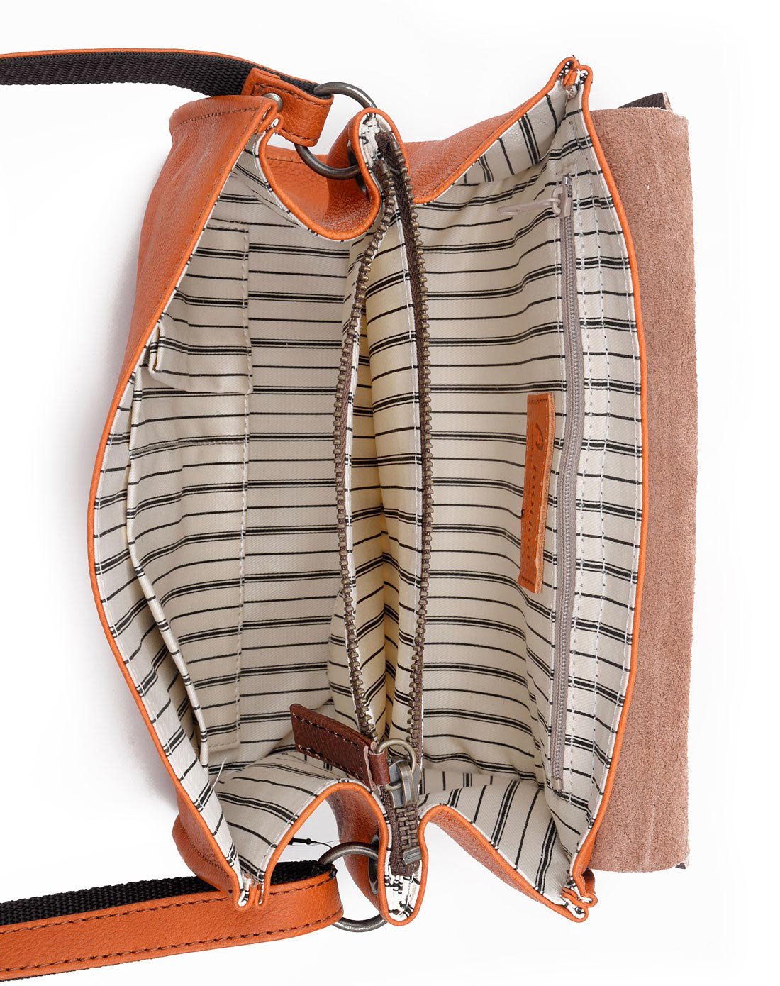 motion橙色圆边日式休闲时尚斜挎包