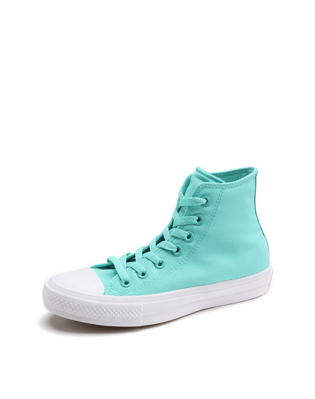 chuck taylor all star ii 中性款蓝绿色高帮帆布鞋