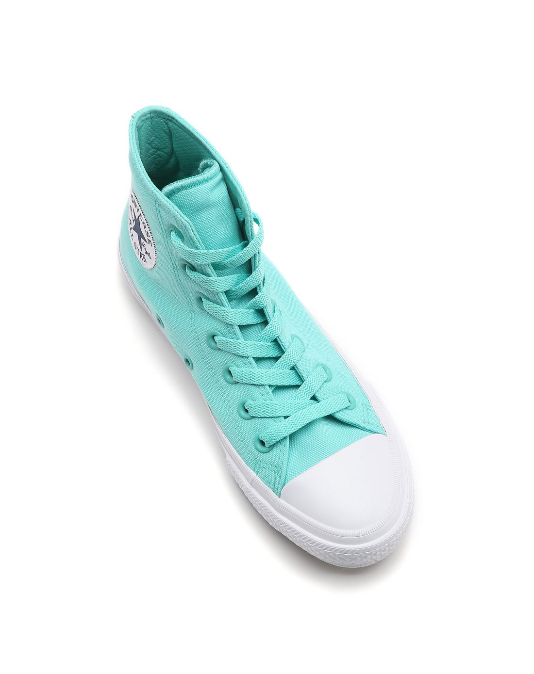 chuck taylor all star ii 中性款蓝绿色高帮帆布鞋