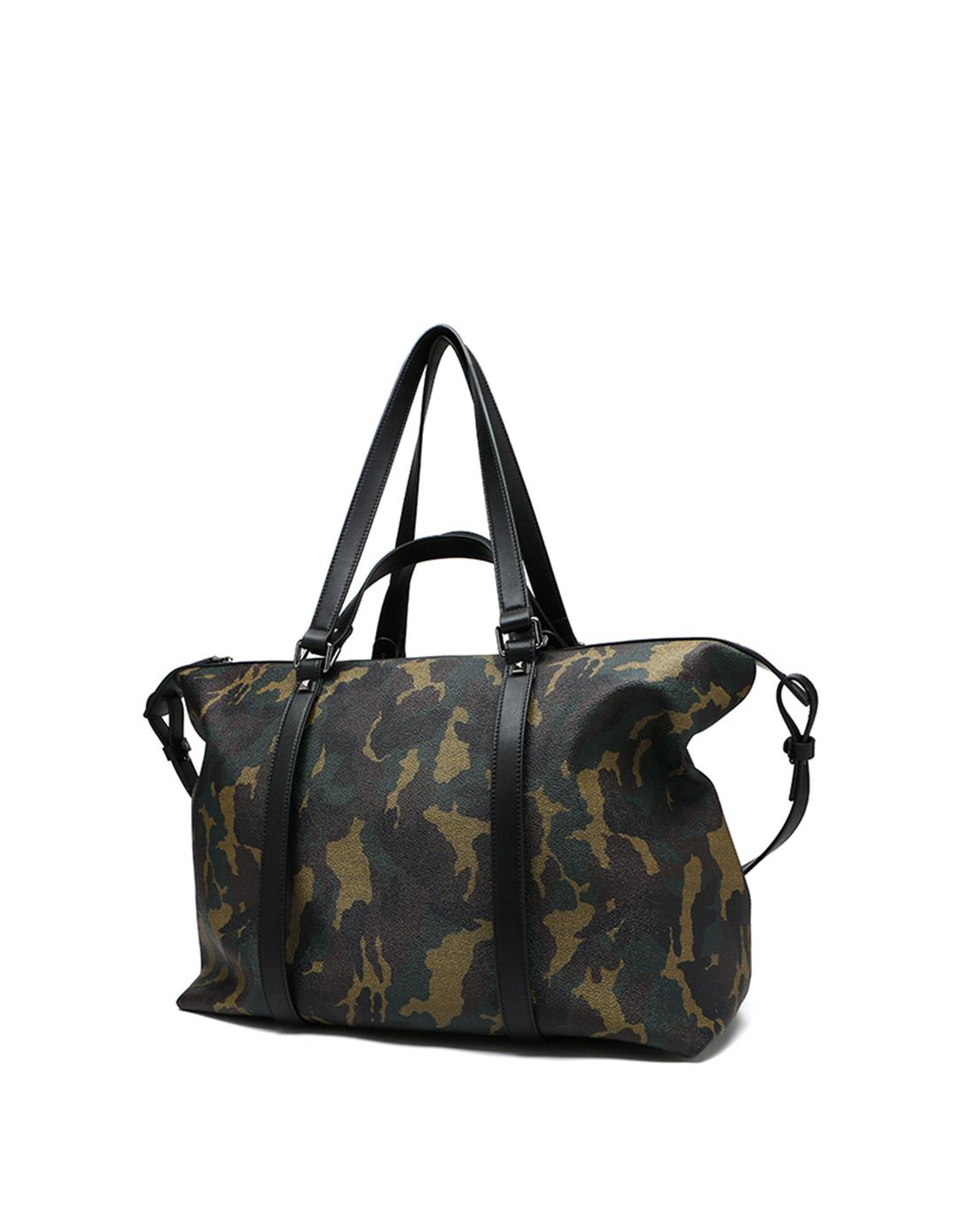 男士绿色潮流迷彩手提单肩包