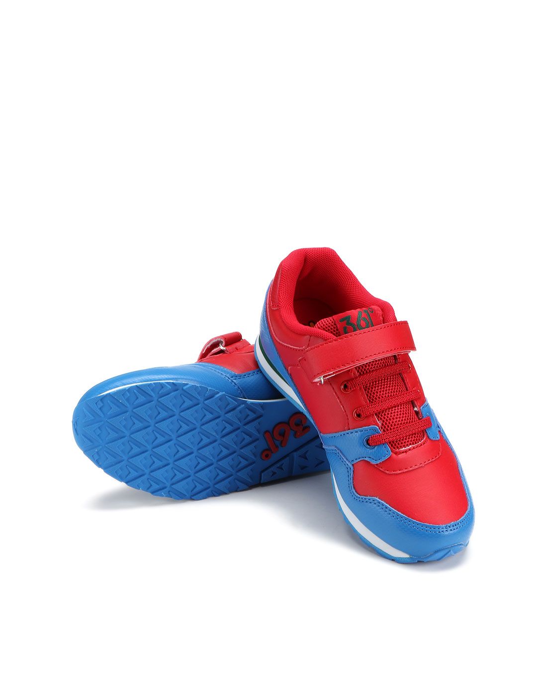 361°男女童装童鞋男童蓝/红运动时尚保暖加厚防滑跑鞋k74510213312