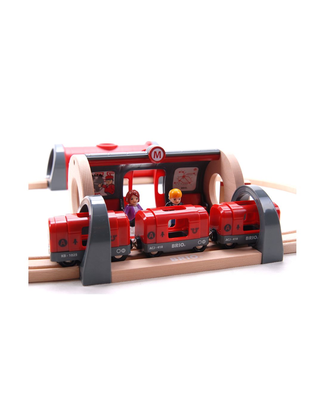 brio 火车系列声光地铁车站套装