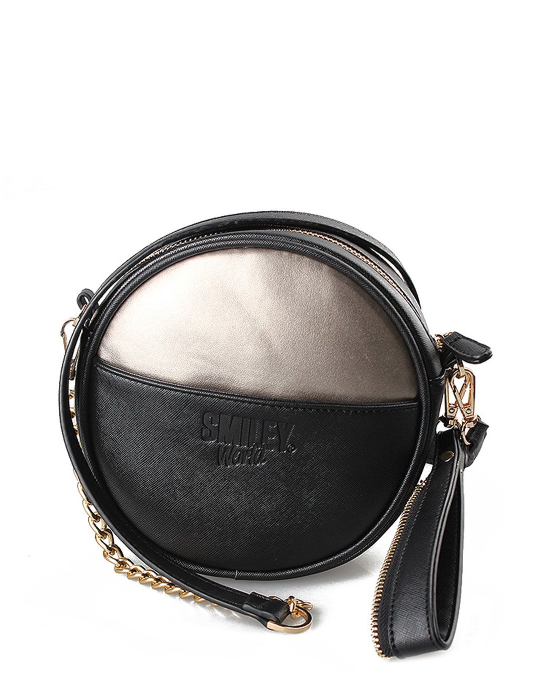 迪士尼disney&微笑宝贝smiley家居炫金笑脸小圆包qk-bd530_唯品会