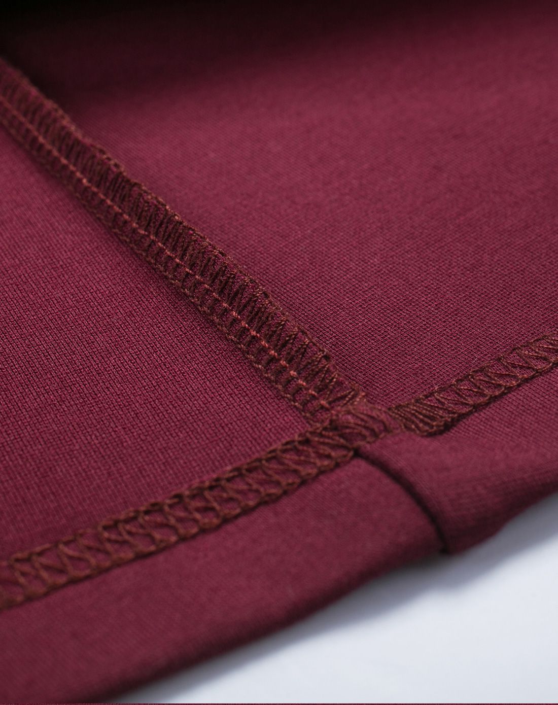 枣红色高档文艺纯色中裙简约大牌修身打底女连衣裙