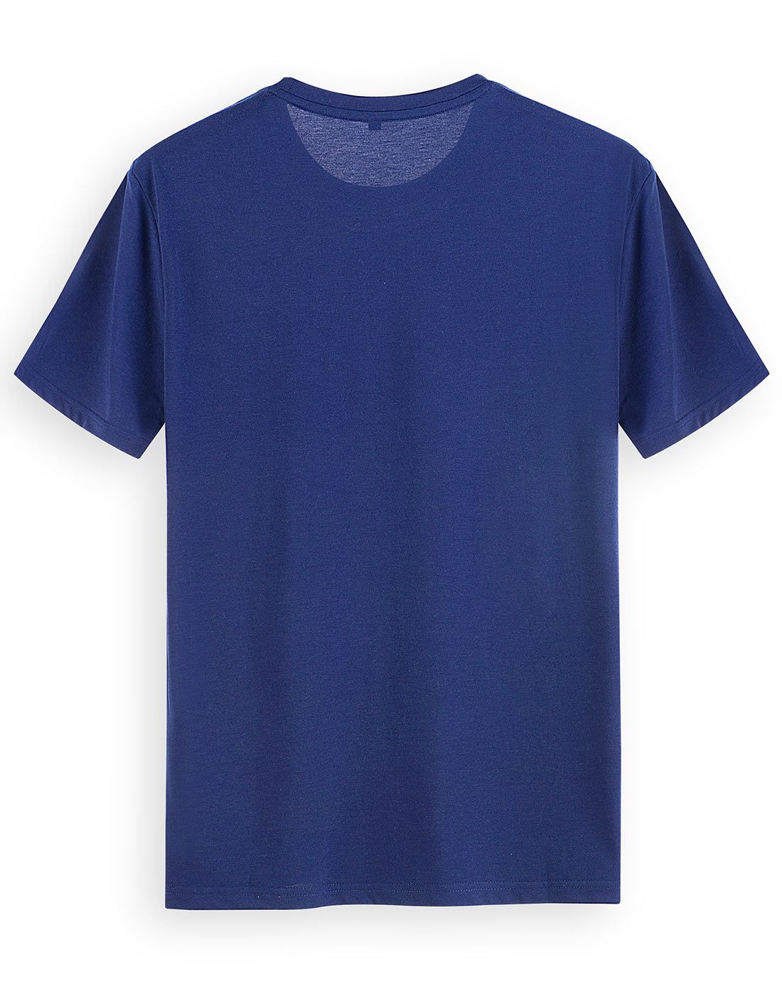 深蓝色时尚休闲短袖t恤