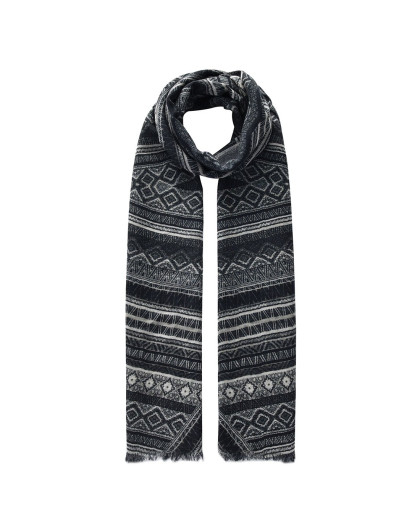 galleria女款数码喷绘混绒围巾披肩010-orss-35099_唯品会