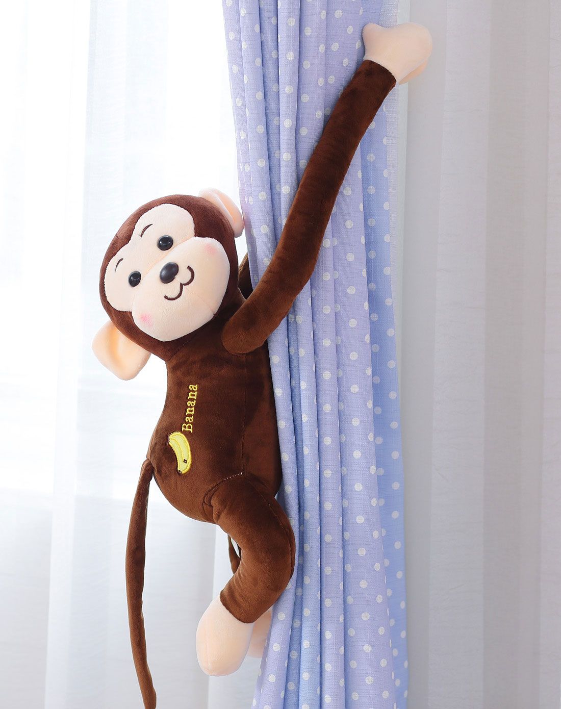 童趣玩偶创意家居玩具专场直发货(混合)长臂猴-深棕-65cmwhl502b_唯品