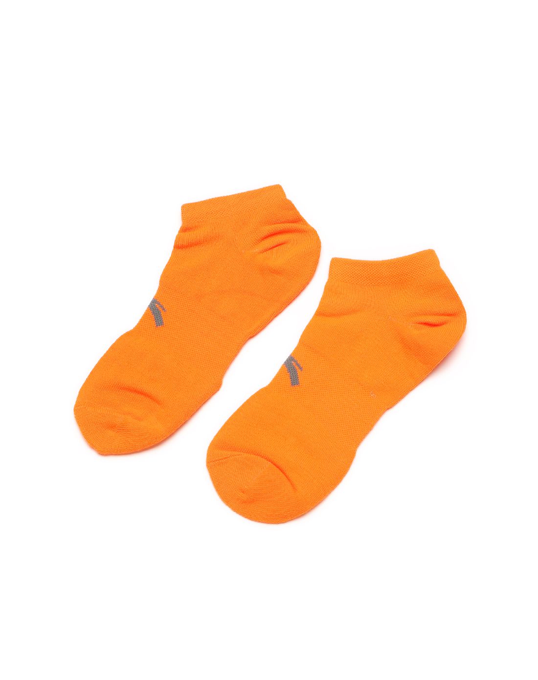 透气吸汗 女款橘色袜子