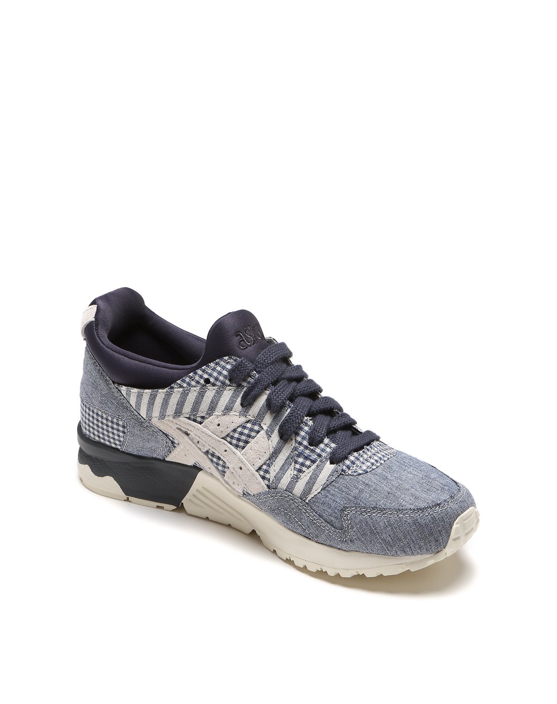 asics&reebok运动休闲鞋专场gel-lyte v 中性款蓝黑配白桦色运动鞋