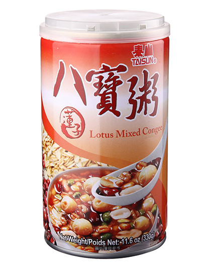 泰山 莲子八宝粥 330g/罐【三件起售】