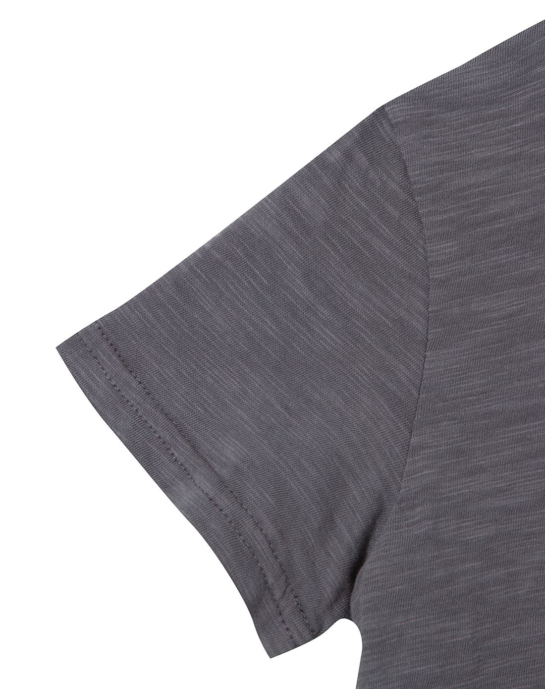 > benebene粗纺t恤铁灰色