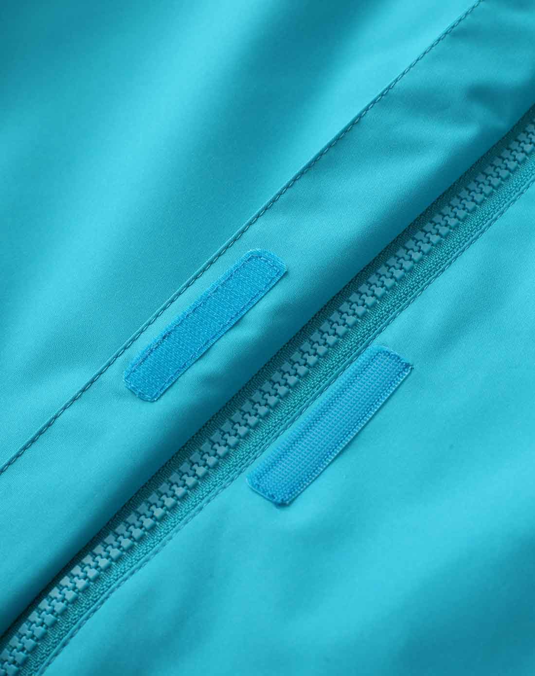 两件套中长款收腰 女款深湖蓝冲锋衣