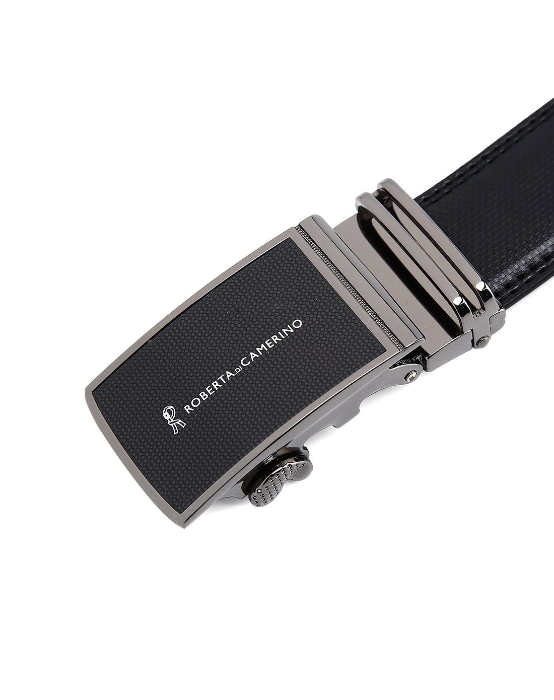诺贝达roberta di camerino黑色牛皮寸5自动扣皮带r4215678035_唯品会