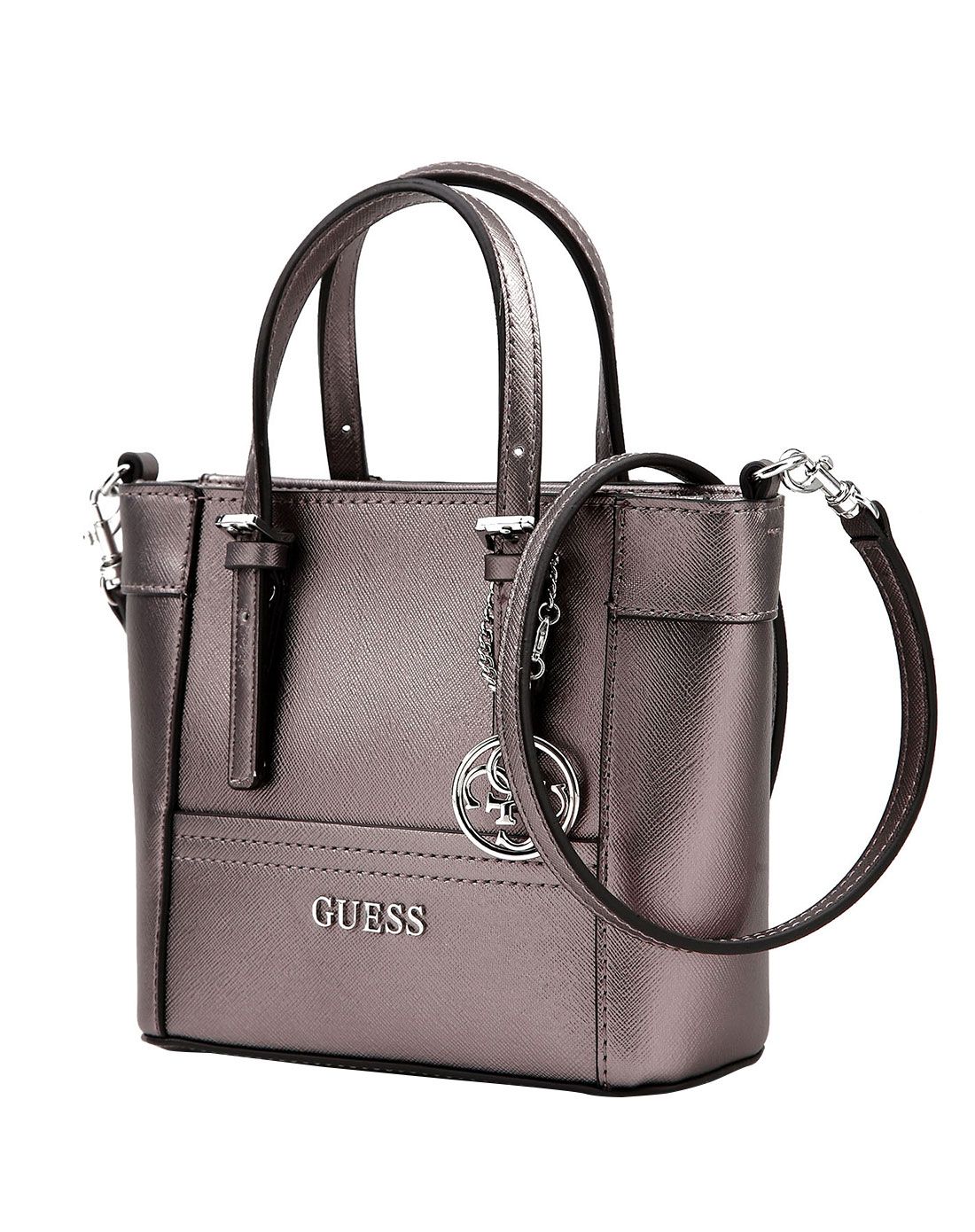 guess包包专场 > guess女士紫灰色单肩斜挎包