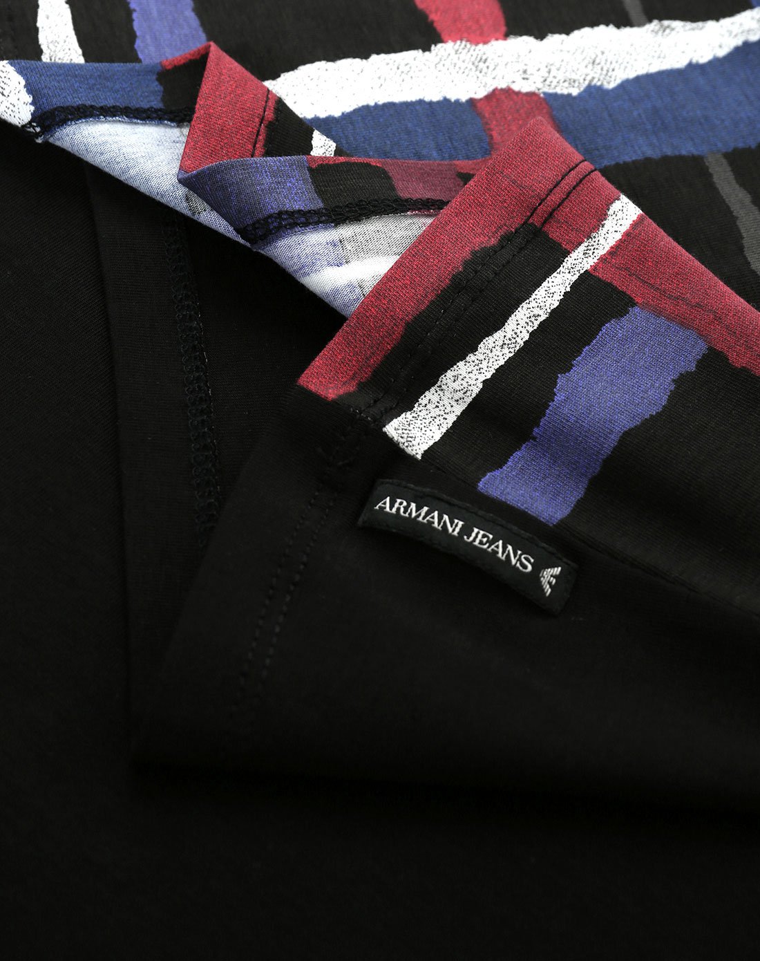 armani outlet官方店女款纯棉涂鸦印花休闲短袖t恤b5h19uq12_唯品会