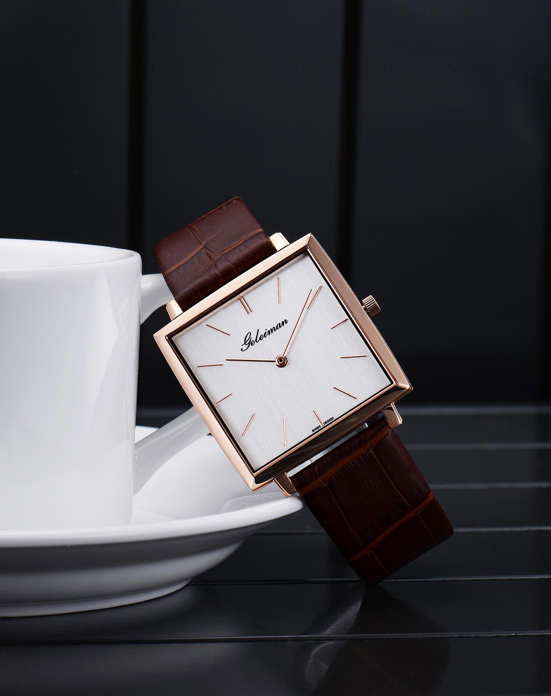 格雷曼geleiman手表专场 > 格雷曼方形男士石英表