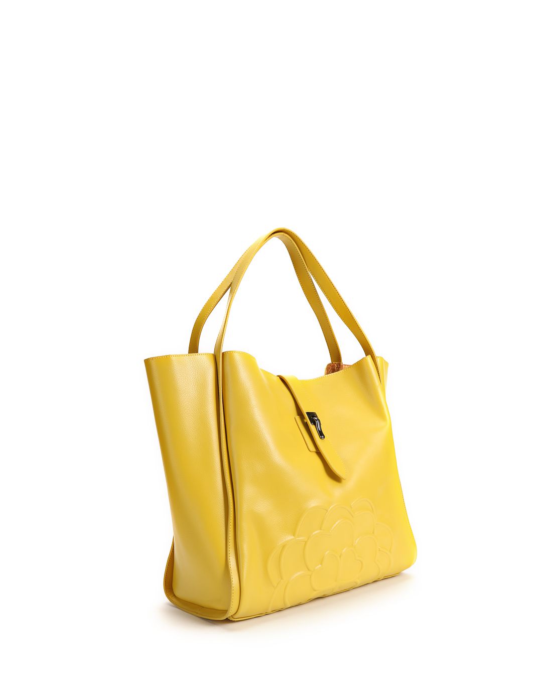 folli follie 黄色四叶草图案时尚子母包