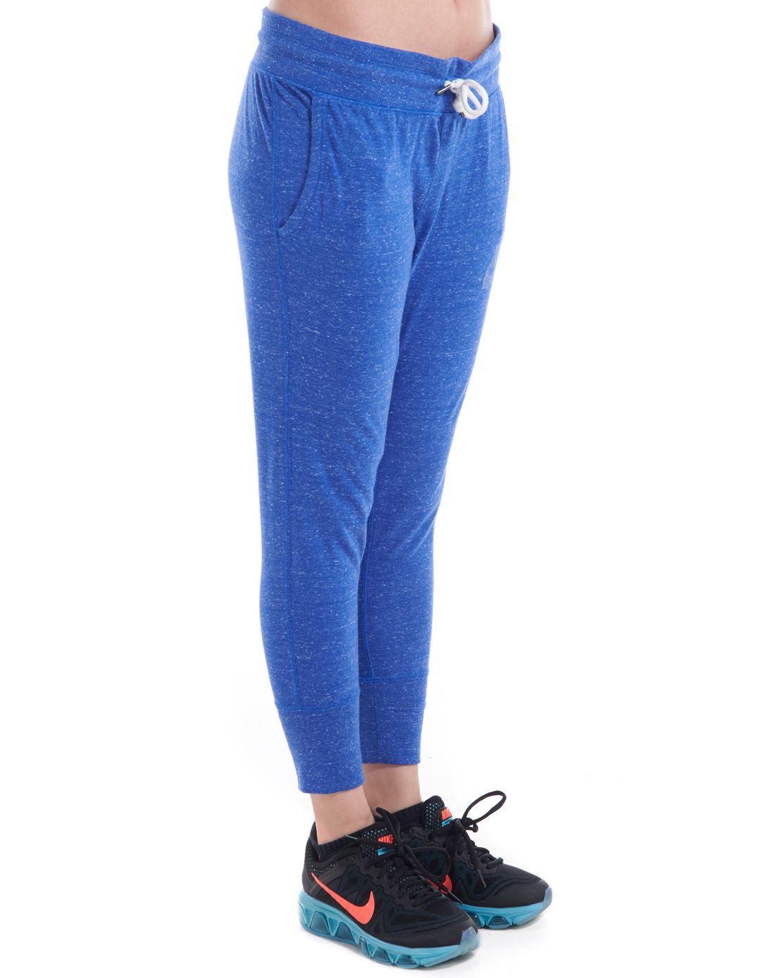 运动百搭 女款蓝色长裤 运动休闲系列