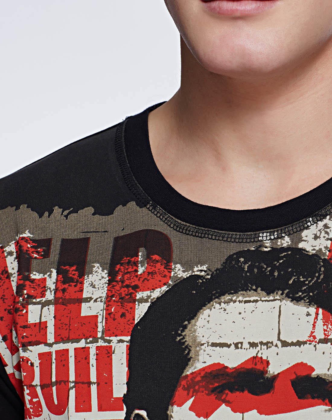 美国dc超级英雄系列潮牌服饰专场蝙蝠侠/batman系列圆领短t黑色bsmts