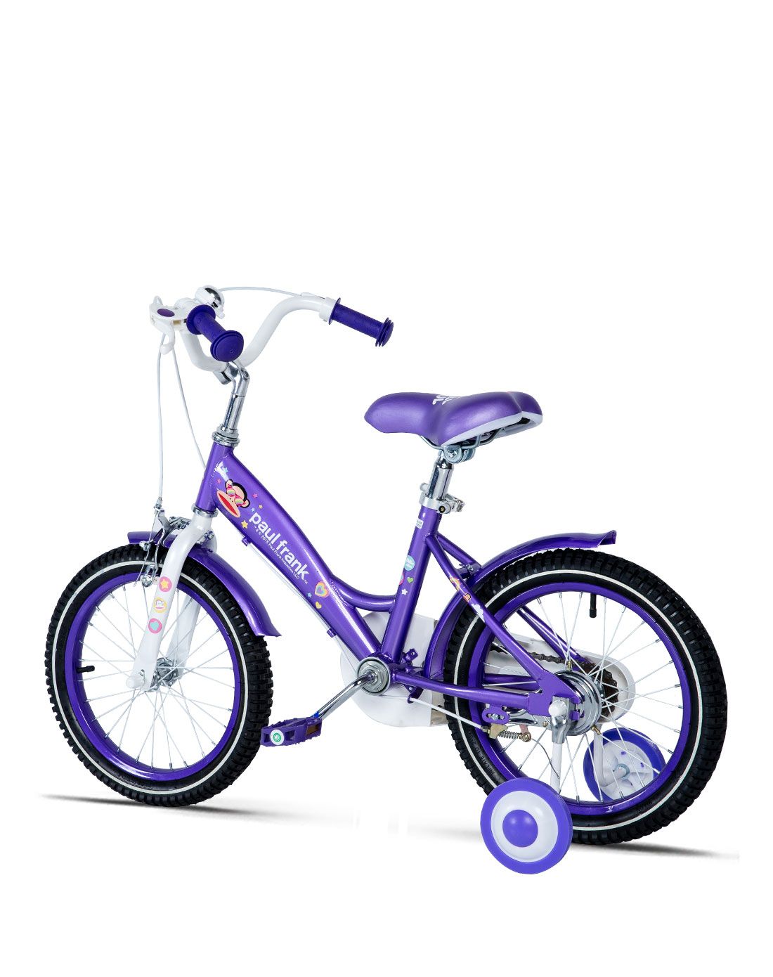 大嘴猴paul frank自行车专场直发货12寸 中性款拉布童车好来喜 单车