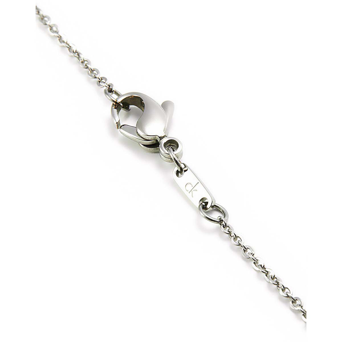 calvin klein 女款金色方形吊坠拼接镀金项链