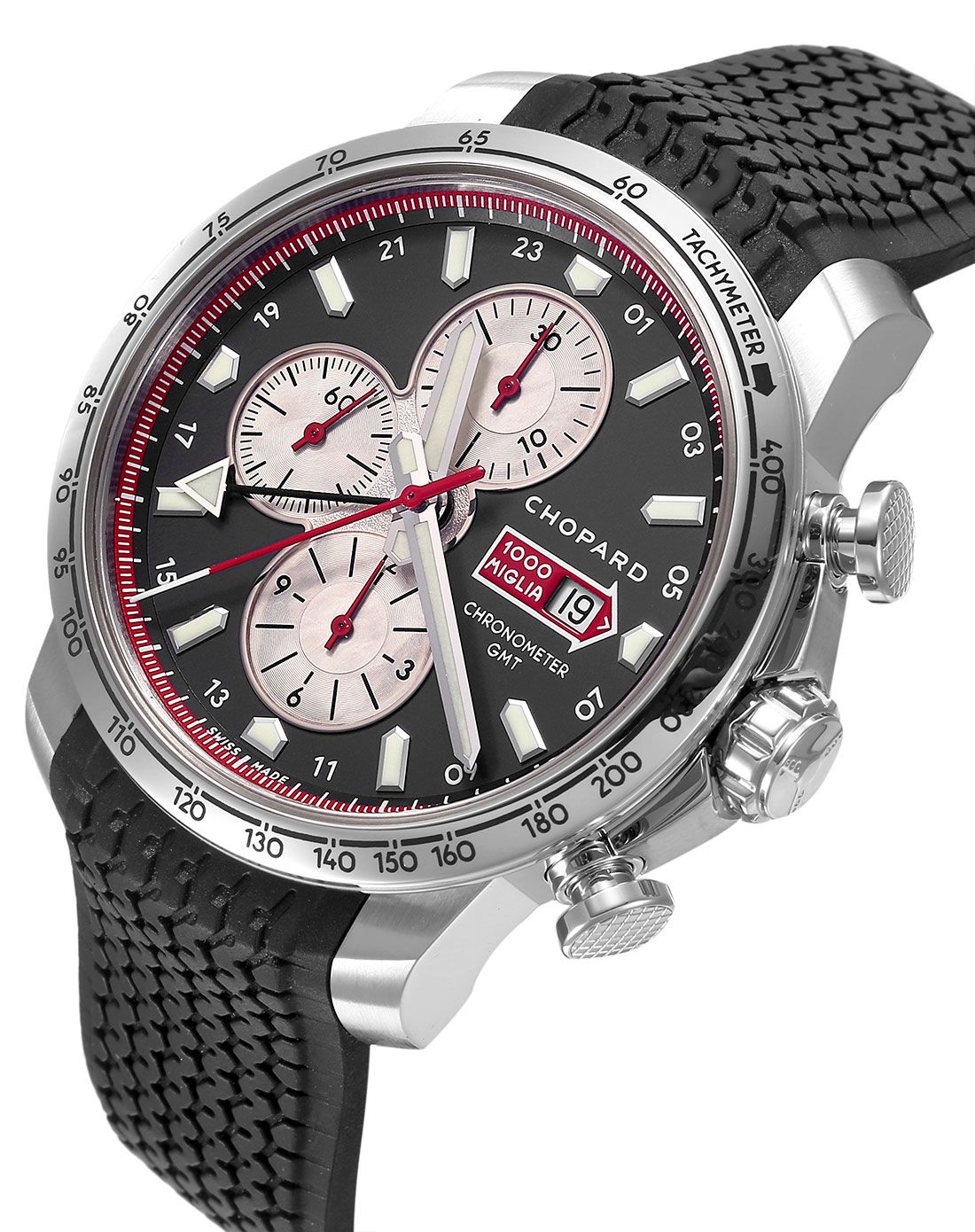 chopard 赛车系列黑色自动机械男表168555-3001