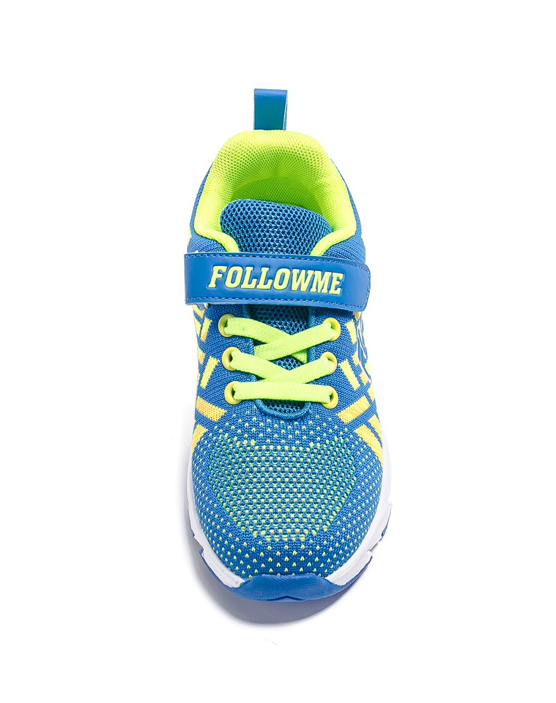 男童蓝色透气弹簧底运动鞋