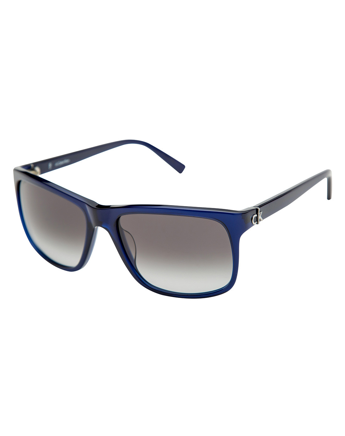 klein眼镜专场calvin klein时尚大气经典方框宝蓝色太阳镜ck4195s243