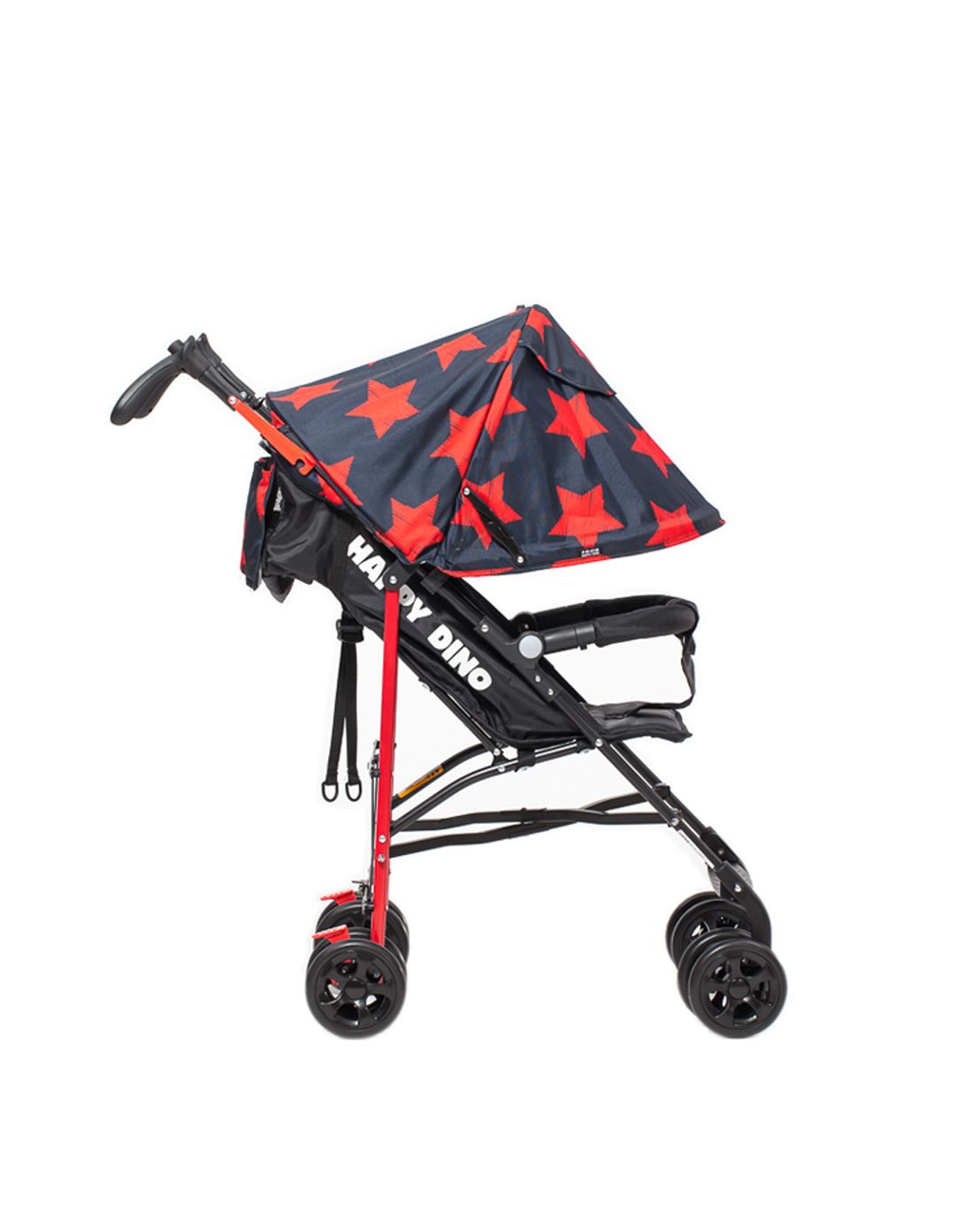 小龙哈彼 可折叠婴儿推车(红色星星)