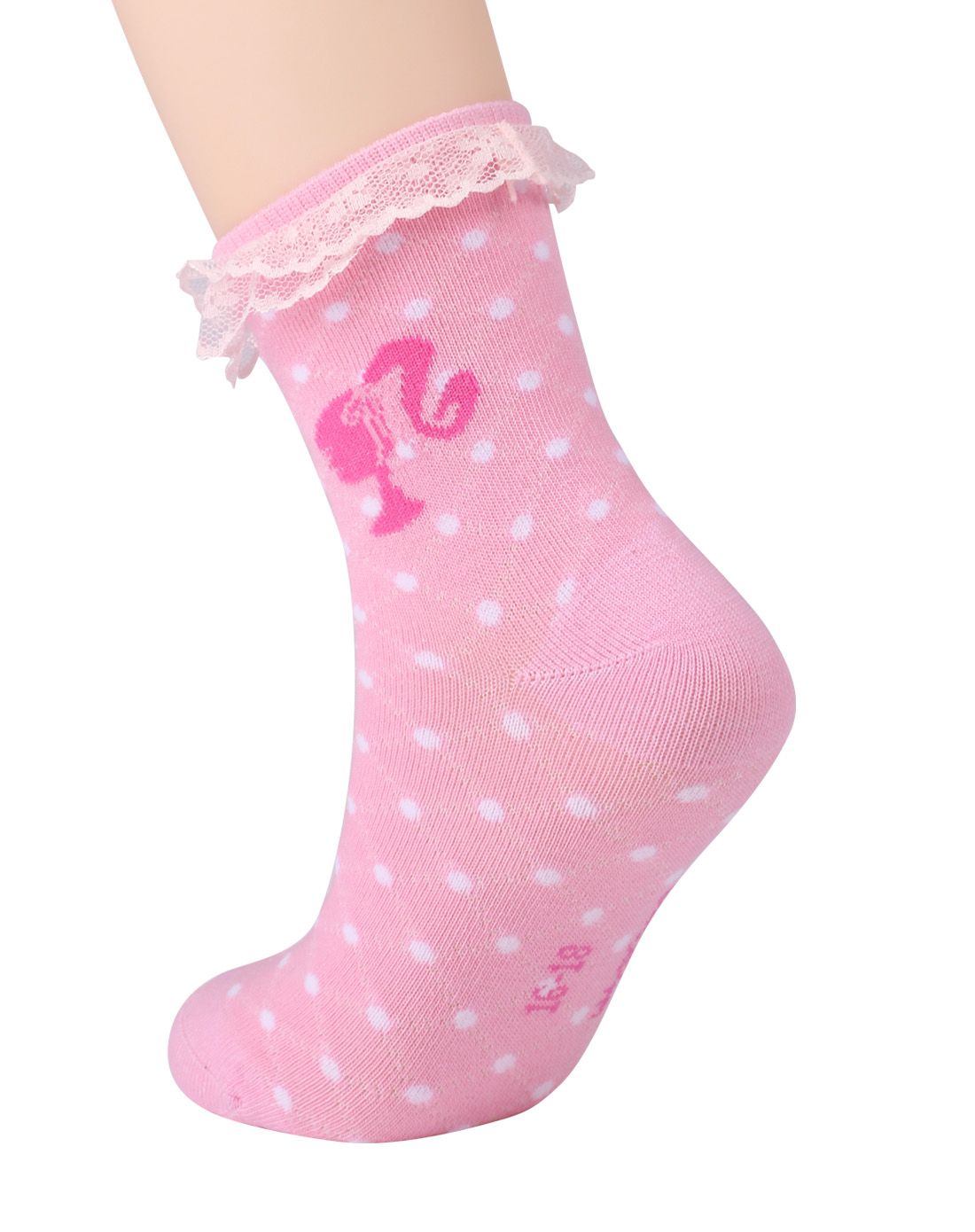 迪士尼&芭比娃娃儿童内衣&家居服&服饰配件芭比女童混色棉质蕾丝花边