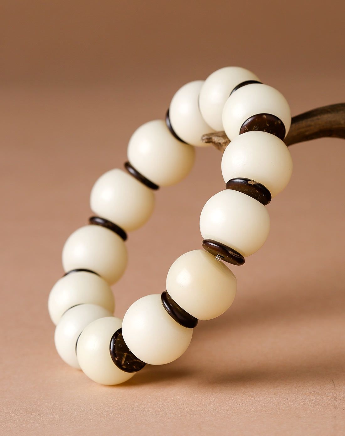 藏式天然白菩提根手串14*18mm