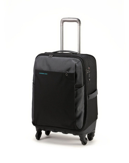 mandarina duck男款黑色20寸简约实用拉杆箱mdat547if2651_唯品会
