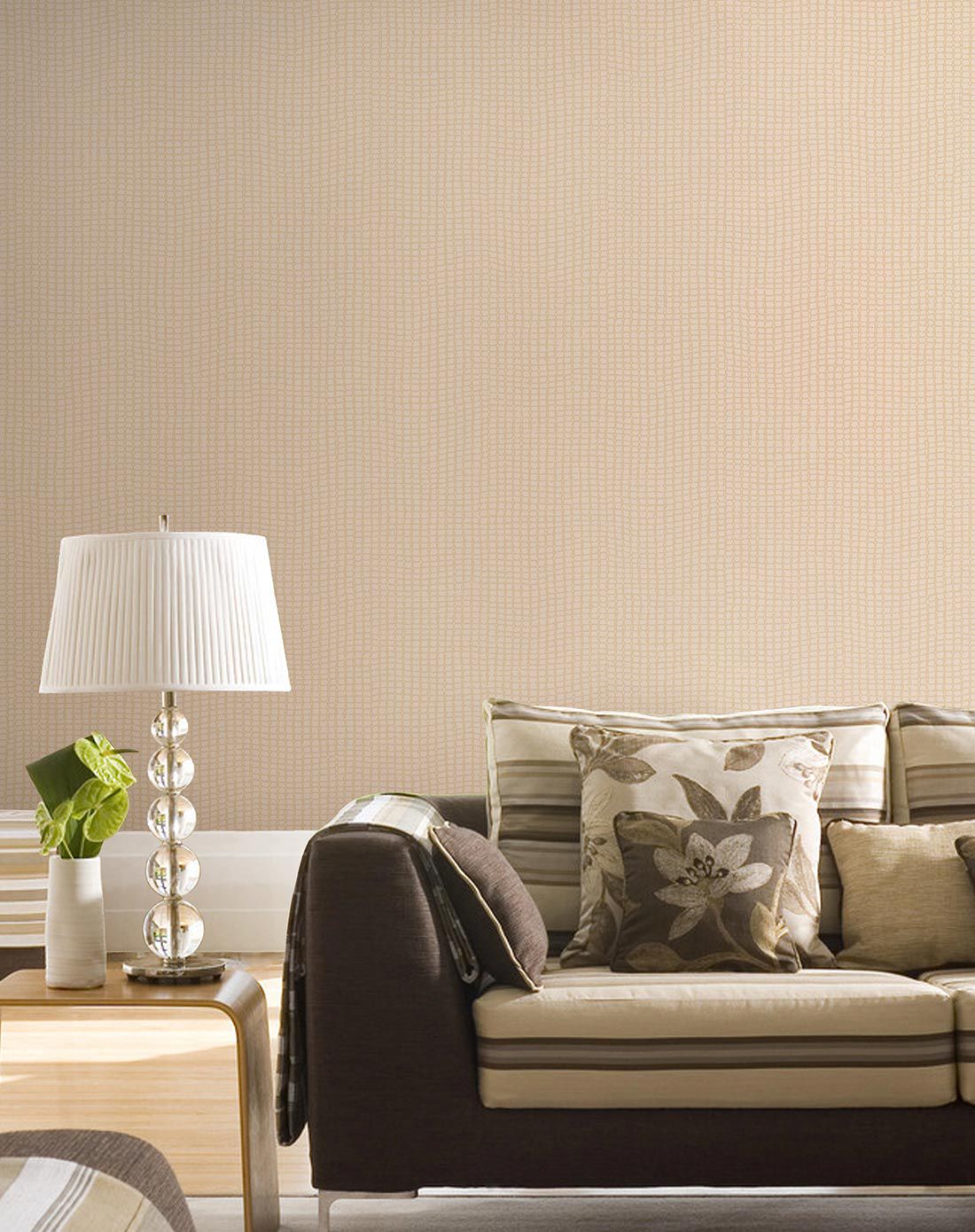 卡其色简约3d影视无纺布墙纸 2卷起售