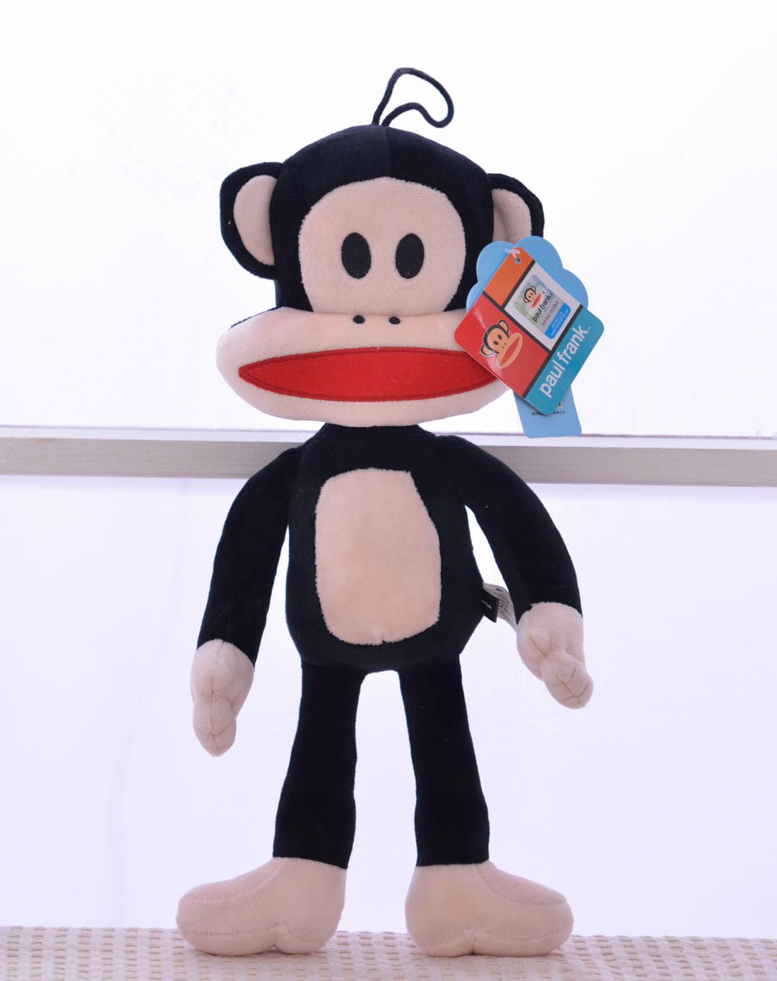 抱抱枕&hwd精品毛绒玩具专场直发货中性黑色大嘴猴公仔-65cmbkj