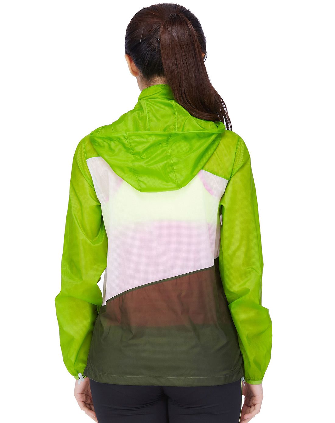 轻盈透气 女款深绿浅绿皮肤风衣 休闲潮流