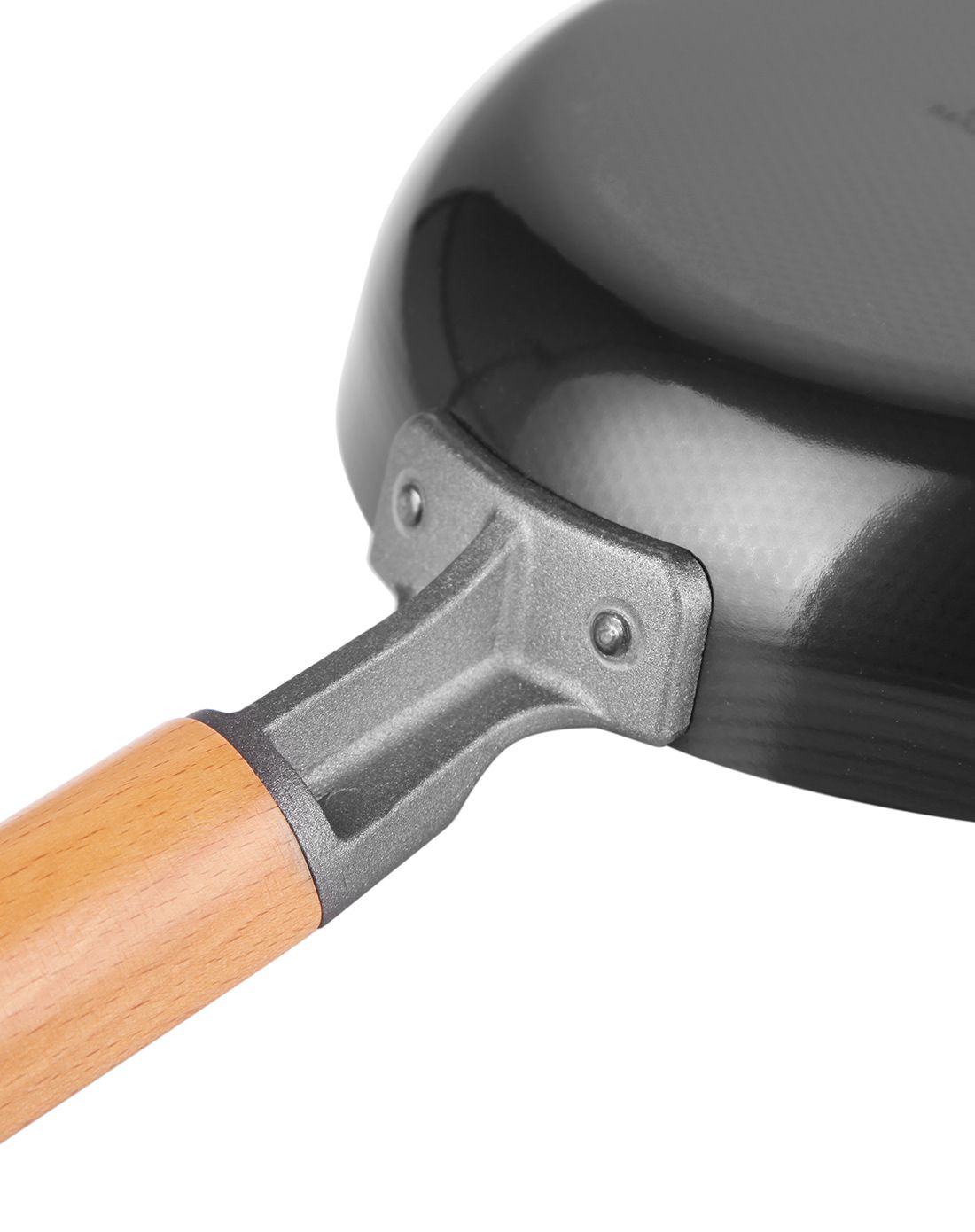 日本原装进口珍珠生活凹凸铁煎锅18cm