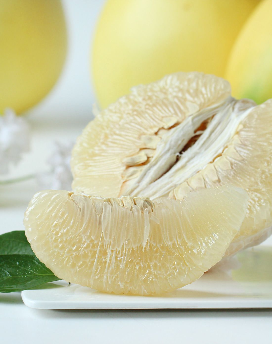 世果汇 广东梅州白蜜柚2个