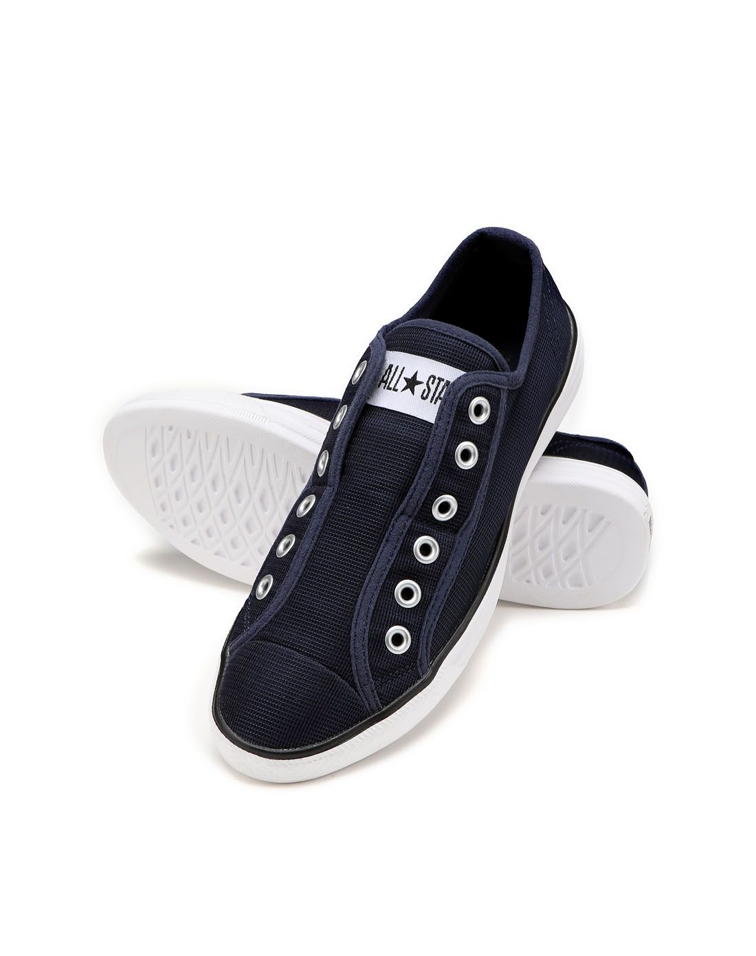 轻便透气 中性款海军蓝色休闲鞋