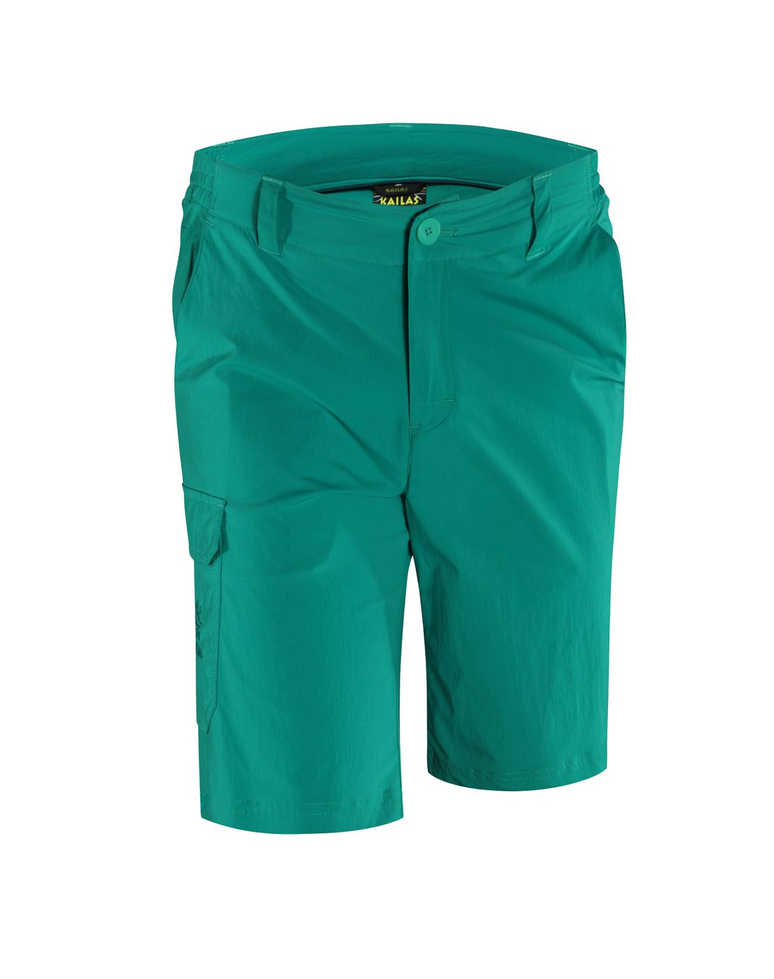 轻薄透气 女款鲜青色弹力快干短裤