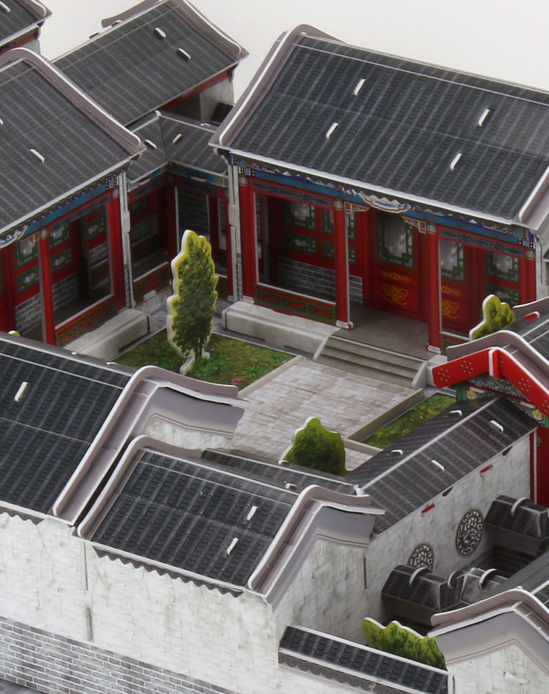 【经典】乐立方3d立体拼图中国风情之北京四合院