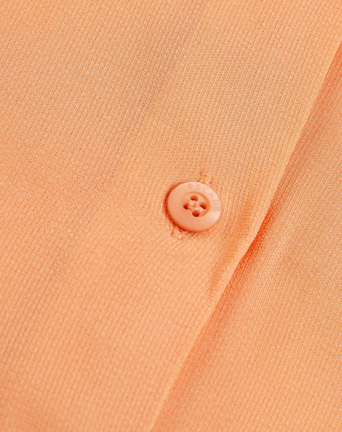 escada sport女款浅橘色抽绳下摆衬衫