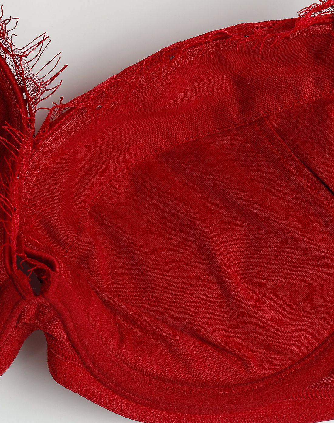 爱慕集团旗下高端品牌内衣专场laclover女款深红色舒适3/4中厚杯文胸