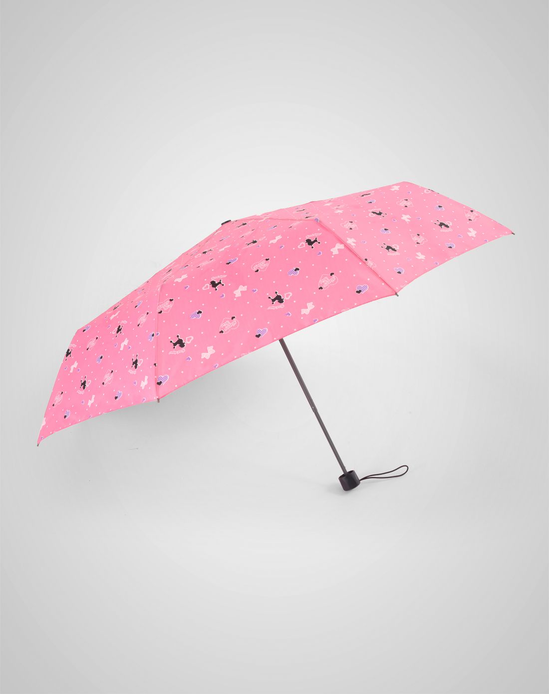boy 三折超轻拒水伞(樱花粉小狮王)
