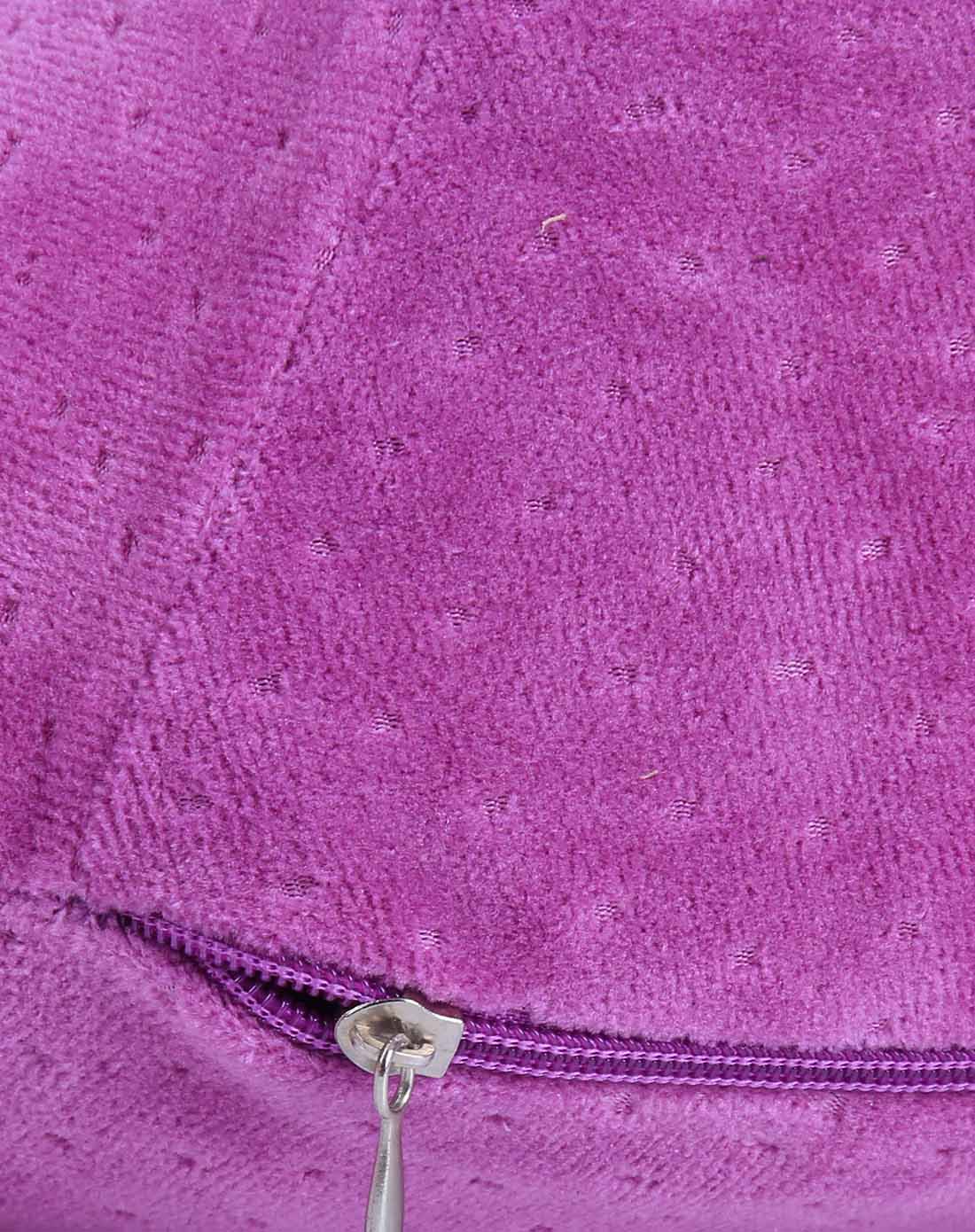 全方位托扶可拆洗记忆棉u型护颈枕-紫色