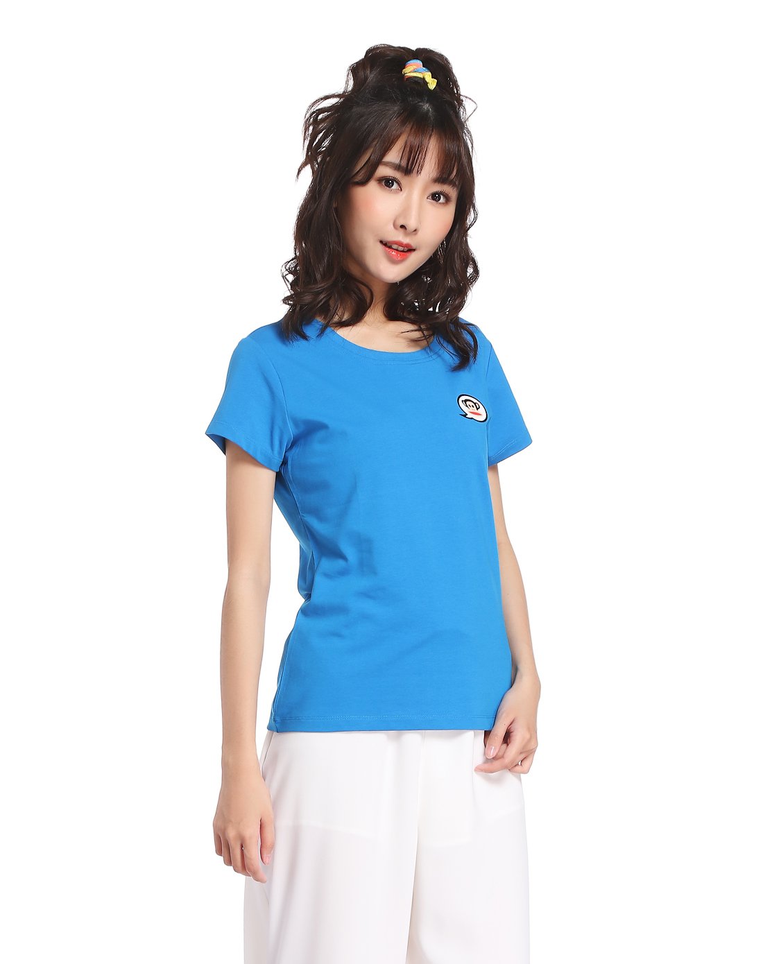 大嘴猴paul frank潮牌运动专场大嘴猴 女式女式短袖针织衫pfte152101