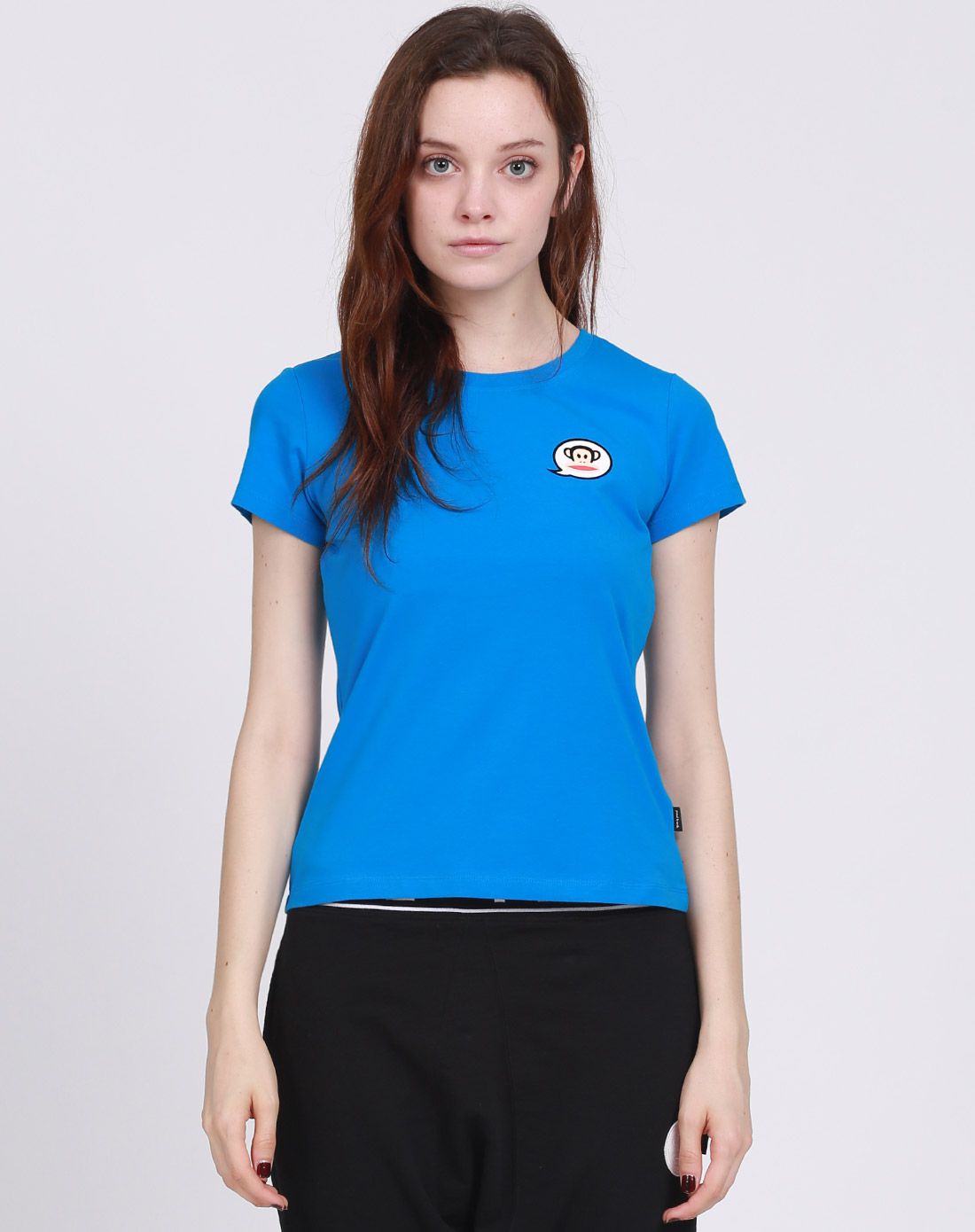 女装潮流运动专场女款天蓝短袖t恤 简约修身pfte152101l71_唯品会