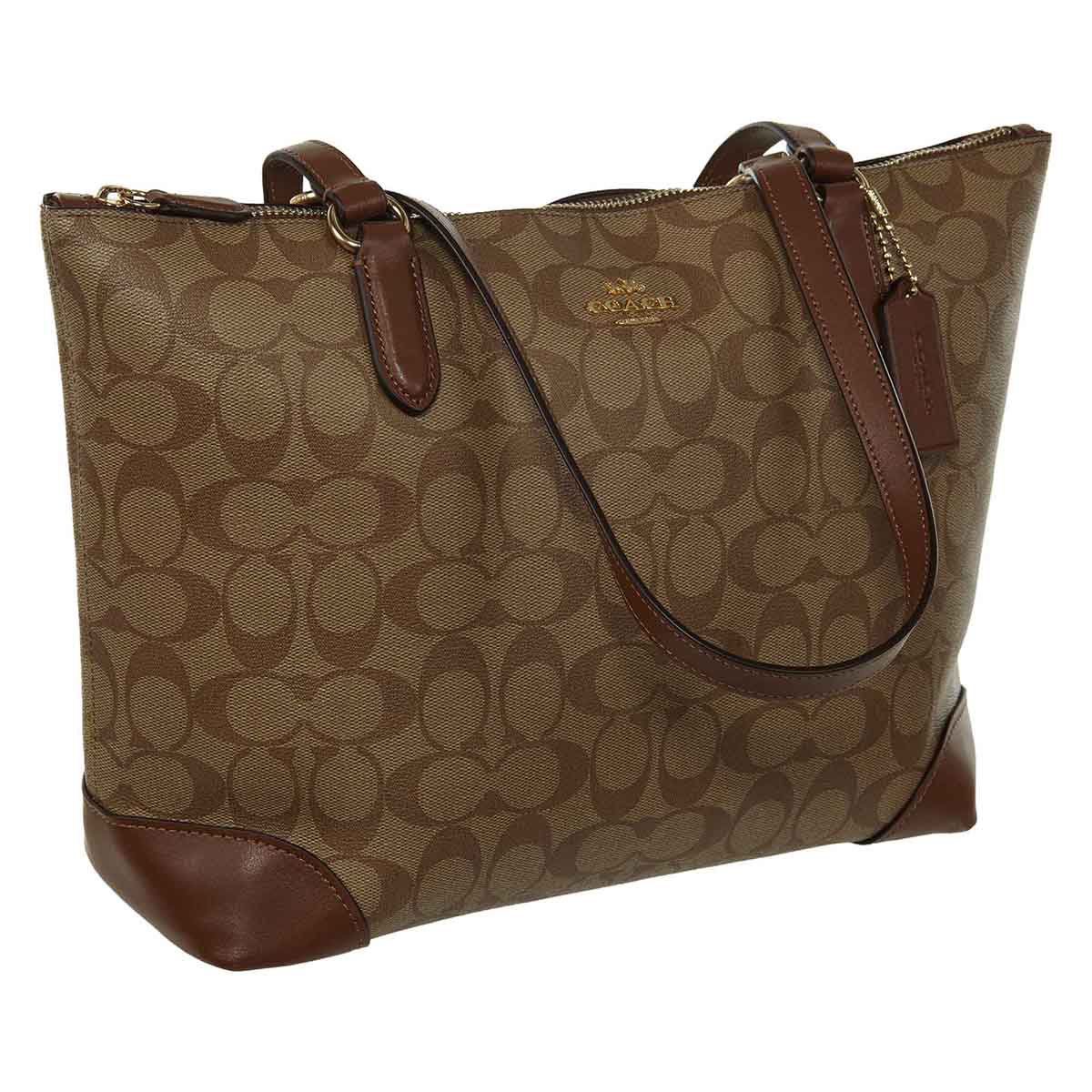 coach 经典中号zip手提包