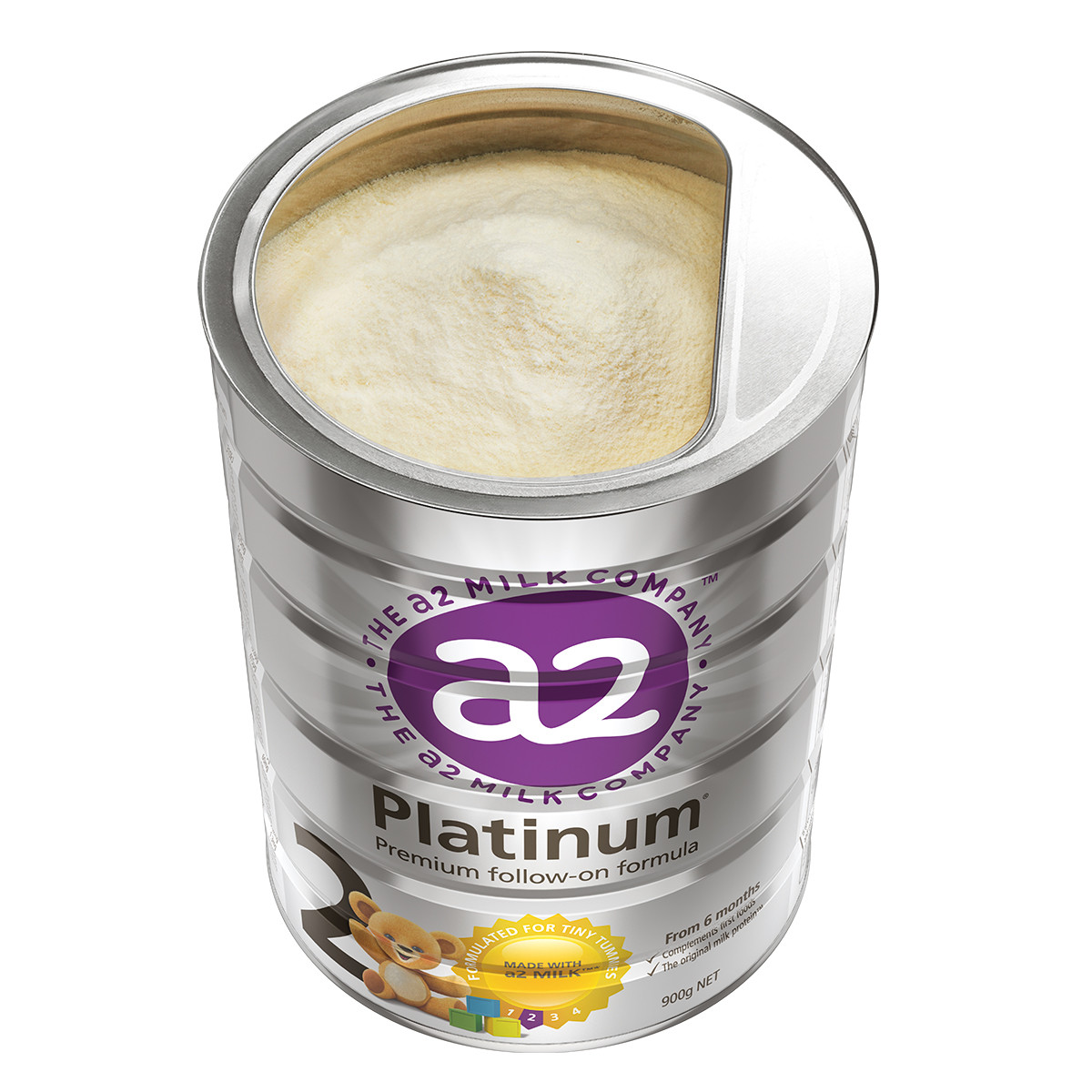 a2 新西兰 platinum白金版婴幼儿奶粉2段900g