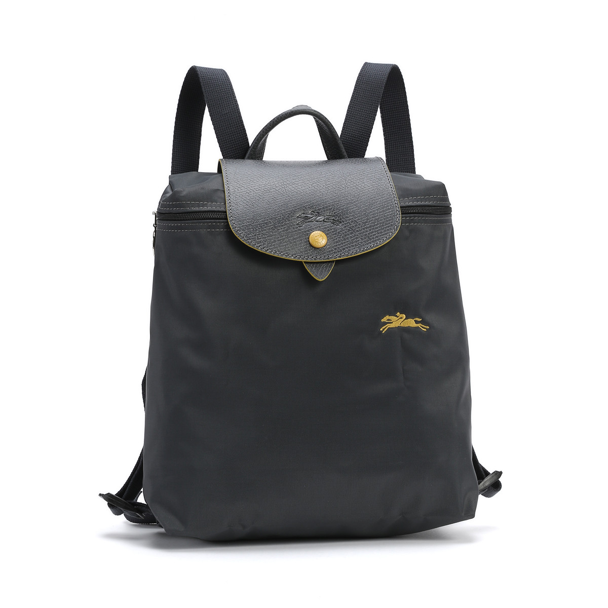 珑骧le pliage系列 尼龙奔马刺绣 双肩背包